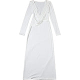 Women's Clothing Autumn New Style High-end Temperament Sexy Backless Dress Long Skirt Slim Fit Long Sleeved Dress