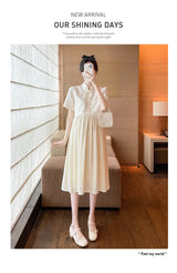 Pregnant Women's Clothing Summer Fashion New Style Loose and Slimming Dress