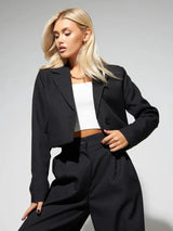 Women's Clothing Autumn New Fashion Casual Short Small Suit Slim Fit Trousers Women's Suit Костюм Женский Летний