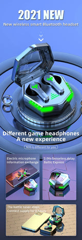 N35 TWS Gaming Earphones Touch Wireless Headphones Bluetooth 300mAh Battery Long Standby Earbuds HIFI Waterproof Headset