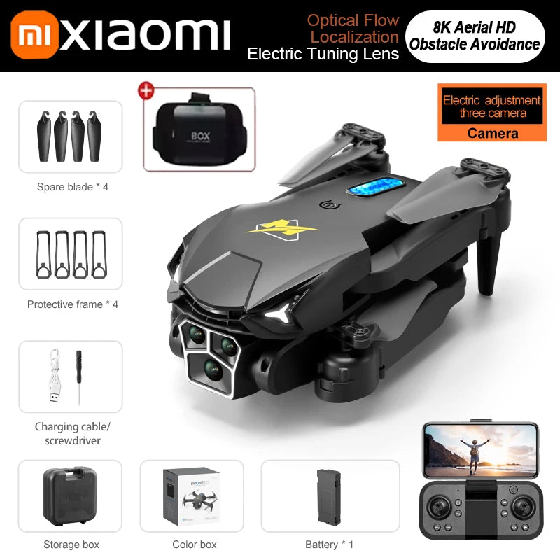 Xiaomi M3 Pro Drone 8K Triple-camera Professional HD Aerial Photography Obstacle Avoidance Brushless Motor GPS Return Drone ﻿