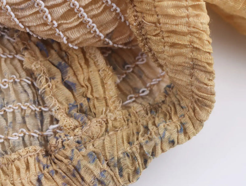 Women's clothing autumn new products European and American style retro women's clothing French lazy style printed shirt