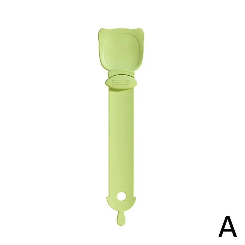 Pet Feed Spoon Food Scoop Cat Strip Squeezer Feeder Dispenser Indoors Puppy Kitten Snack Liquid Food Scoop Kitty Pet Supplies