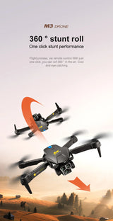 Xiaomi M3 Pro Drone 8K Triple-camera Professional HD Aerial Photography Obstacle Avoidance Brushless Motor GPS Return Drone ﻿