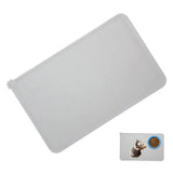Pet Supplies Silicone Dog Bowl Mat with High Lips Non-Stick Waterproof Food Feeding Pad Puppy Feeder Tray Water Cushion Placemat