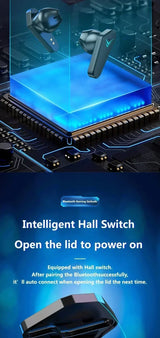 New X15 TWS Bluetooth Earphones Wireless Headphones 65ms Low Latency Earbuds Esport Gaming Headset Gamer Earphone Mic For phone