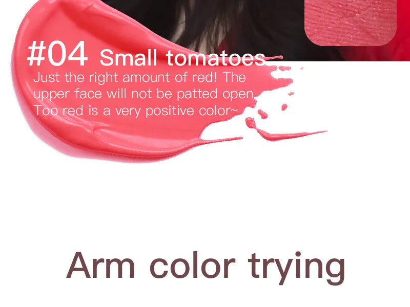 HERORANGE Matte Liquid Blush Velvet Blusher Peach Face Blusher Pigment Lasting Beauty Natural Cheek Tint Cream Blush Makeup 30ML