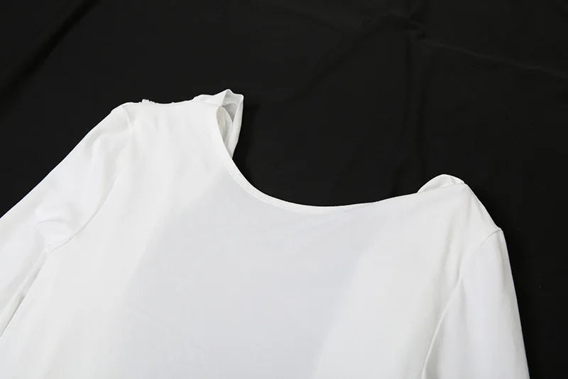 Women's Clothing Autumn New Style High-end Temperament Sexy Backless Dress Long Skirt Slim Fit Long Sleeved Dress