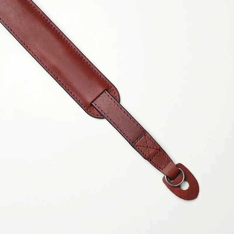 Mr.stone Handmade Genuine Leather Camera Strap For sony a7cR fujifilm XT5 Leica M1 Camera Shoulder Sling Belt (Shoulder support)