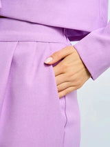 Women's Clothing Autumn New Fashion Casual Short Small Suit Slim Fit Trousers Women's Suit Костюм Женский Летний