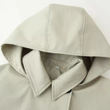 New women's clothing European and American style fashionable design sense lapel bat style short windbreaker