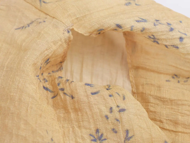 Women's clothing autumn new products European and American style retro women's clothing French lazy style printed shirt