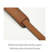 Mr.stone Handmade Genuine Leather Camera Strap For sony a7cR fujifilm XT5 Leica M1 Camera Shoulder Sling Belt (Shoulder support)