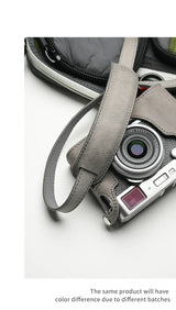 Mr.stone Handmade Genuine Leather Camera Strap For sony a7cR fujifilm XT5 Leica M1 Camera Shoulder Sling Belt (Shoulder support)