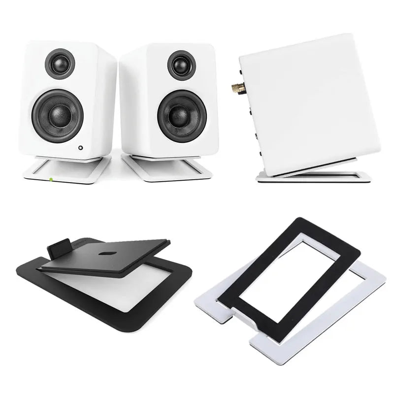 16° Dip Angle Desktop Computer Speakers Holder Bracket Durable Metal Audio Stand for Kanto's YU4 Active Speaker Accessories