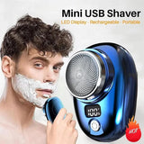 Wet-Dry Use Dual Blade 90mins last USB Fast Rechargeable Mini Shaver Power Motor Travel Size for Men Women Painless Hair Removal