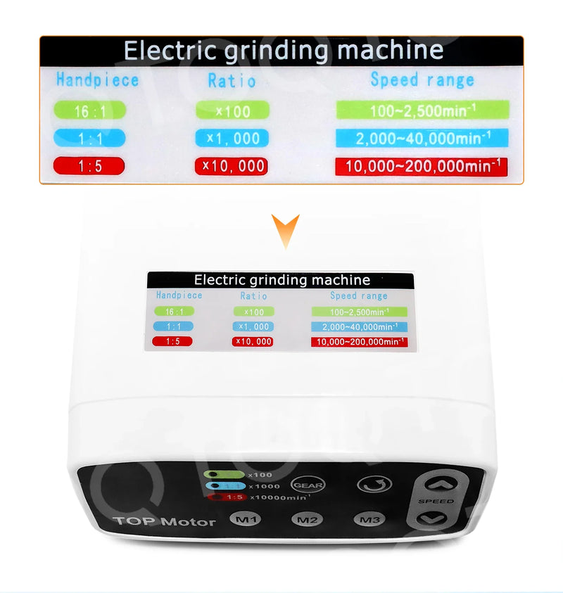 Dental Clinical Brushless Led Micro Motor Can Work With 1:5 1:1 16:1 Contra Angle Dentist Low Speed Handpiece