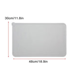 Pet Supplies Silicone Dog Bowl Mat with High Lips Non-Stick Waterproof Food Feeding Pad Puppy Feeder Tray Water Cushion Placemat