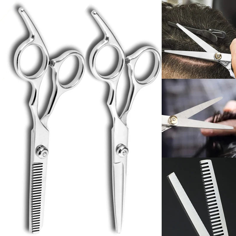 Professional Hairdressing Scissors Cutting Scissors Barber Accesories Hair Thinning Cut Metal Scissors Tooth Shears Styling Tool
