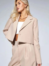 Women's Clothing Autumn New Fashion Casual Short Small Suit Slim Fit Trousers Women's Suit Костюм Женский Летний