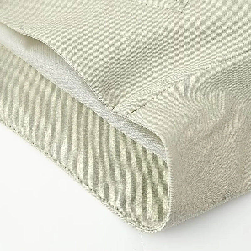 New women's clothing European and American style fashionable design sense lapel bat style short windbreaker