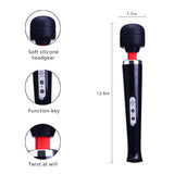 Multifunctional massage stick 10-frequency powerful vibrator Silicone material USB rechargeable large vibration massage stick