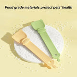 Pet Feed Spoon Food Scoop Cat Strip Squeezer Feeder Dispenser Indoors Puppy Kitten Snack Liquid Food Scoop Kitty Pet Supplies