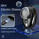 Wet-Dry Use Dual Blade 90mins last USB Fast Rechargeable Mini Shaver Power Motor Travel Size for Men Women Painless Hair Removal