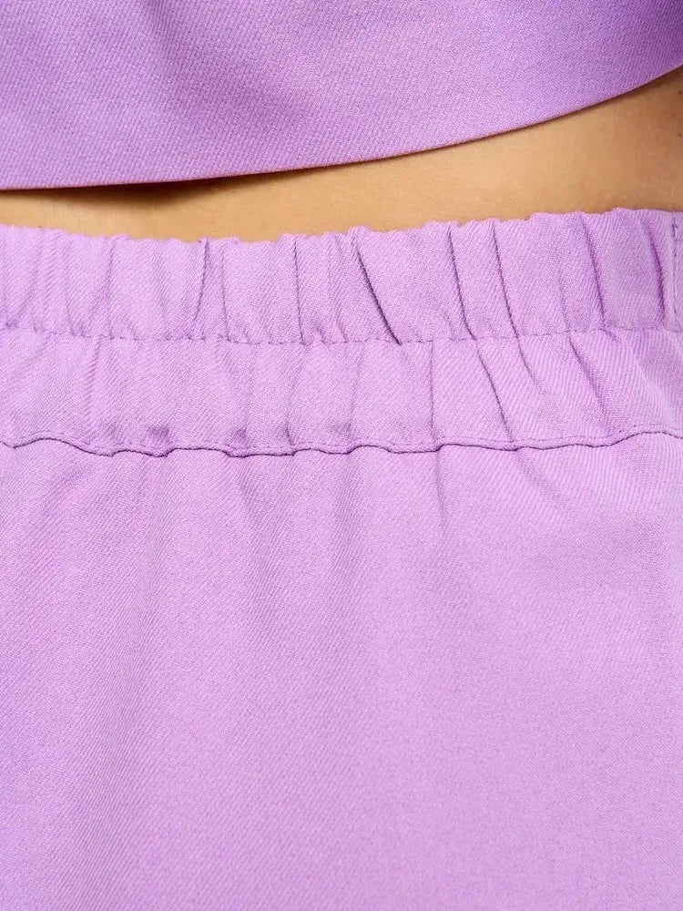 Women's Clothing Autumn New Fashion Casual Short Small Suit Slim Fit Trousers Women's Suit Костюм Женский Летний