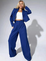 Women's Clothing Autumn New Fashion Casual Short Small Suit Slim Fit Trousers Women's Suit Костюм Женский Летний