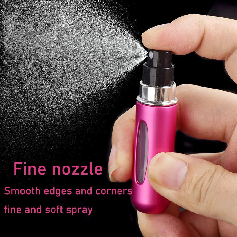 Perfume Spray Refillable Bottle 1PC 5ml 8ml Mini Portable Atomizer Jar Scent Pump Empty Container Cosmetic Liquid Tools