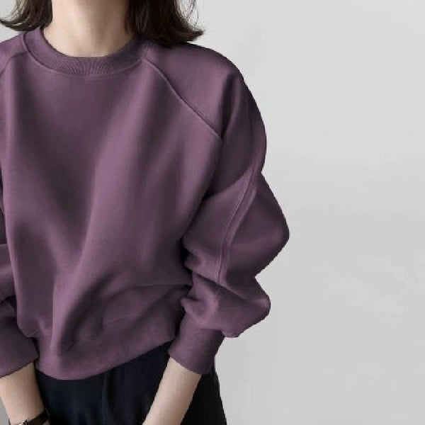 New Round Neck Short Retro Women's Top