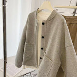 Women's Loose Casual Button Fashion Jacket