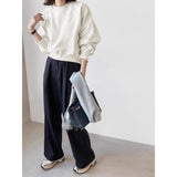 New Round Neck Short Retro Women's Top