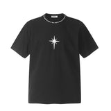 Dark Cross Star Short Sleeve Men Clothing