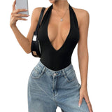 Women's Sexy Halter Jumpsuit Hot Girl Backless